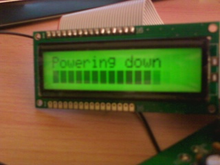 Powering Down Display